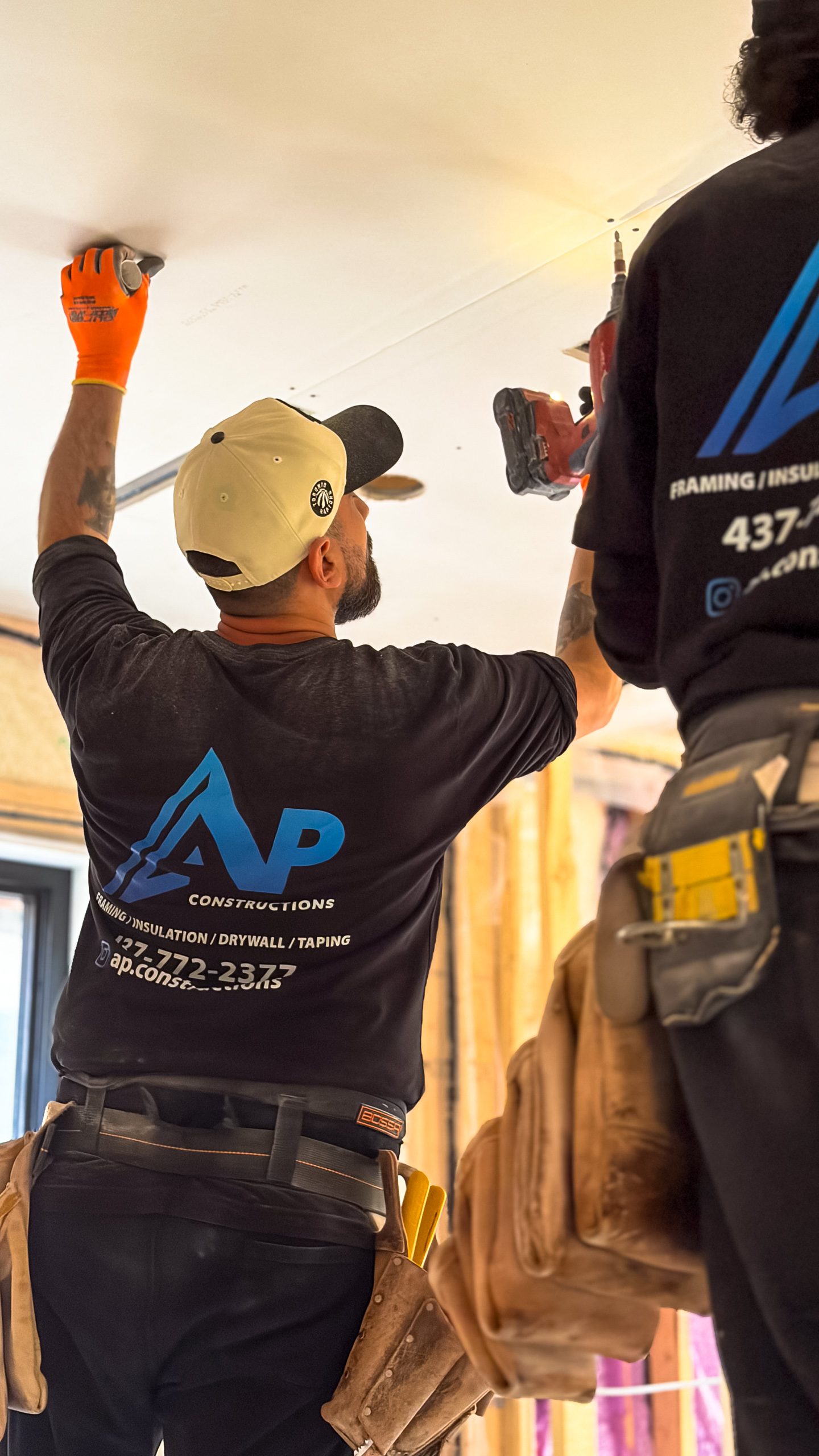 AP Constructions crew on site