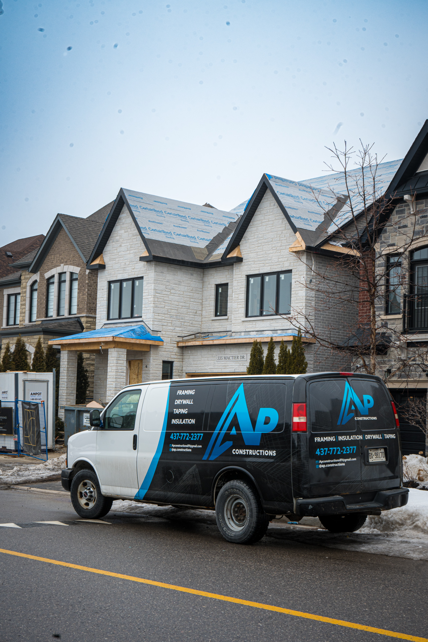 Residential renovation in progress