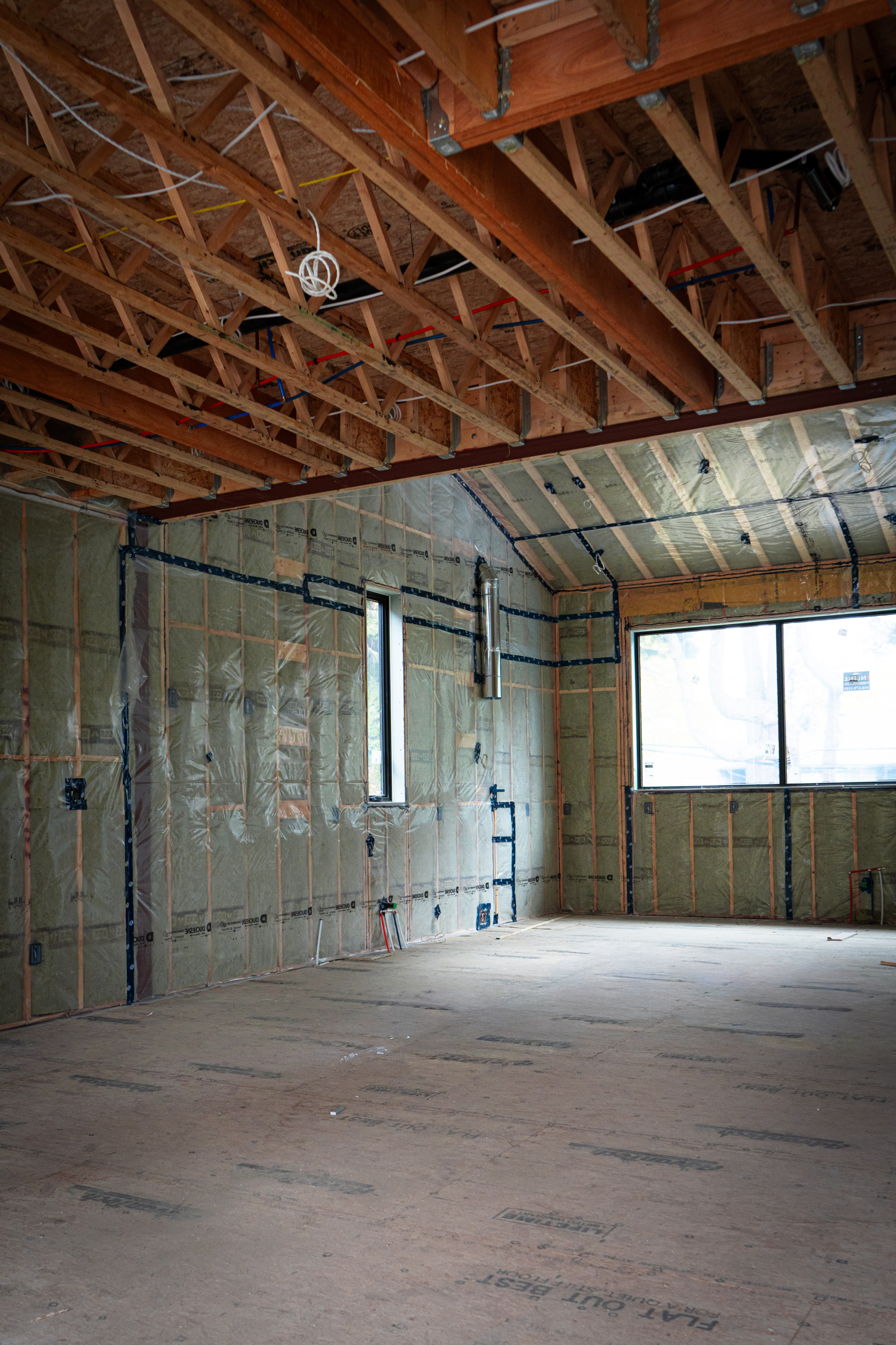 Insulation project in progress